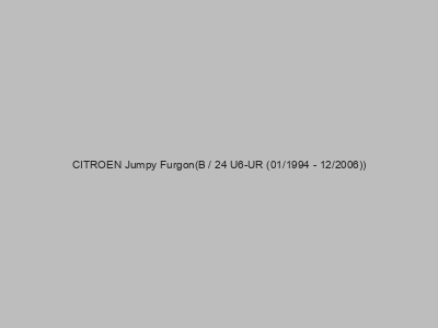 Enganches económicos para CITROEN Jumpy Furgon(B / 24 U6-UR (01/1994 - 12/2006))